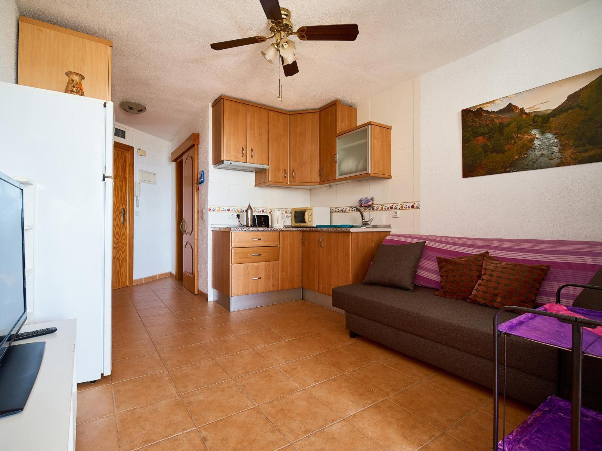 Lovely Studio With Seaview 700M From The Beach La Cala Del Moral Dış mekan fotoğraf